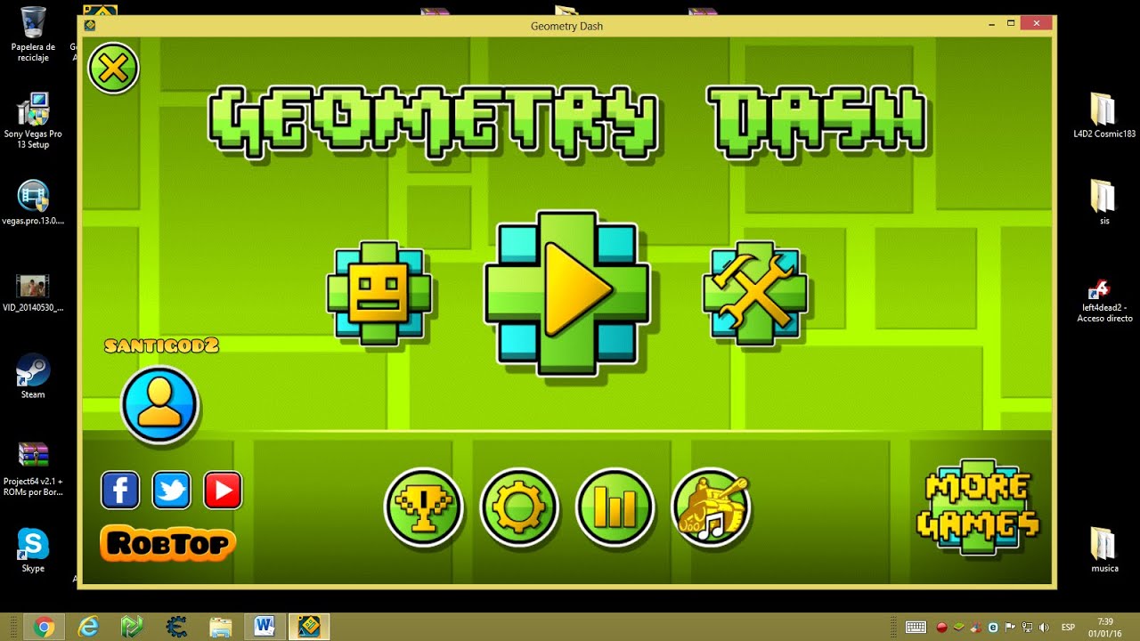 geometry dash 1.0 free download
